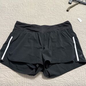Women's Black Athletic Shorts